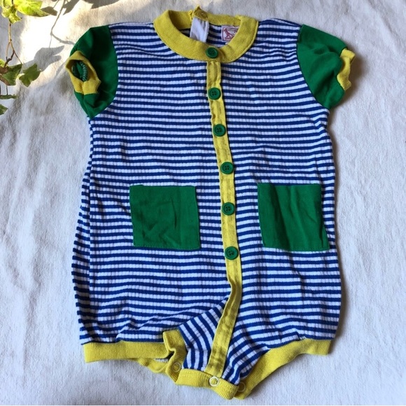 Vintage Other - Vintage Striped Romper